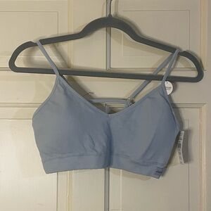 DANSKIN Seamless Rib Charcoal Gray Bralette Size XL  Comfort NWT